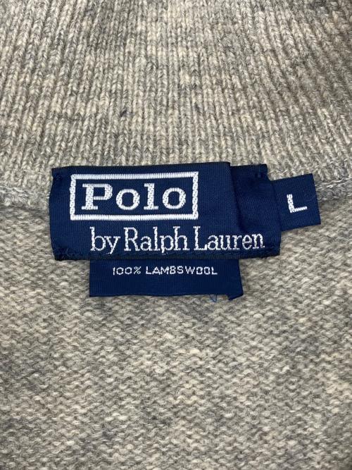 POLO RALPH LAUREN（ポロ・ラルフローレン）POLO RALPH LAUREN (ポロ・ラルフローレン) 90's薄手ニット アイボリー サイズ:Lの古着・服飾アイテム