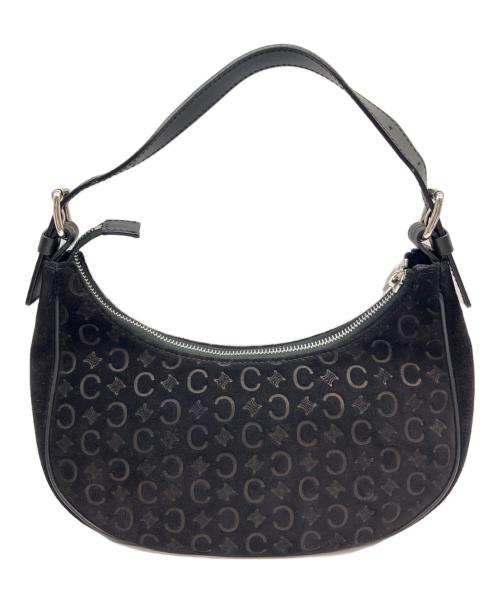CELINE（セリーヌ）CELINE (セリーヌ) ハンドバッグ Cマカダム ハーフムーン  ブラックの古着・服飾アイテム