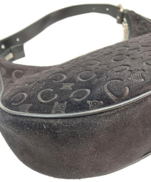 CELINE（セリーヌ）CELINE (セリーヌ) ハンドバッグ Cマカダム ハーフムーン  ブラックの古着・服飾アイテム