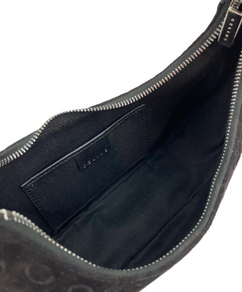 CELINE（セリーヌ）CELINE (セリーヌ) ハンドバッグ Cマカダム ハーフムーン  ブラックの古着・服飾アイテム