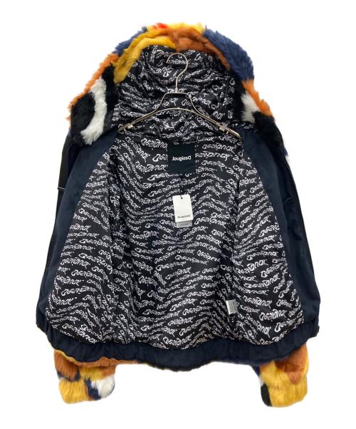 Desigual（デシグアル）Desigual (デシグアル) Oversize plush jacket（オーバーサイズ・プラッシュ・ジャケット） マルチカラー サイズ:Ｍの古着・服飾アイテム
