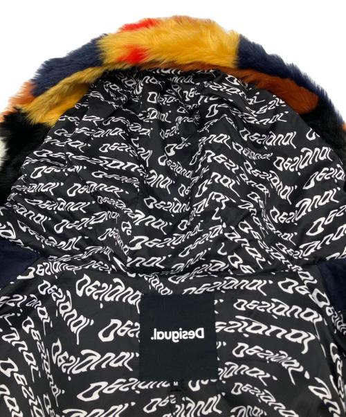 Desigual（デシグアル）Desigual (デシグアル) Oversize plush jacket（オーバーサイズ・プラッシュ・ジャケット） マルチカラー サイズ:Ｍの古着・服飾アイテム