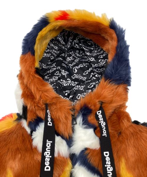 Desigual（デシグアル）Desigual (デシグアル) Oversize plush jacket（オーバーサイズ・プラッシュ・ジャケット） マルチカラー サイズ:Ｍの古着・服飾アイテム