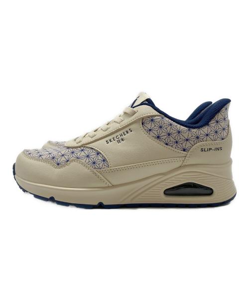 SKECHERS（スケッチャーズ）SKECHERS (スケッチャーズ) ローカットスニーカー ホワイト×ブルー サイズ:23cmの古着・服飾アイテム
