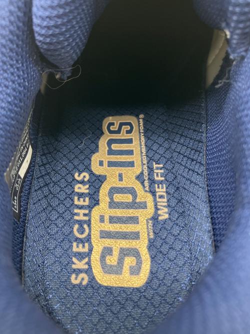 SKECHERS（スケッチャーズ）SKECHERS (スケッチャーズ) ローカットスニーカー ホワイト×ブルー サイズ:23cmの古着・服飾アイテム