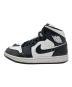 NIKE (ナイキ) Women's Air Jordan 1 Mid ブラック サイズ:25cm：6000円