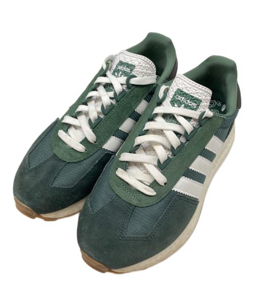 adidas（アディダス）adidas (アディダス) ローカットスニーカー 	RETROPY E5（レトロピー イーファイブ） グリーン×ホワイト サイズ:26cmの古着・服飾アイテム