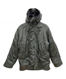 ALPHA INDUSTRIES（アルファインダストリーズ）の古着「ミリタリージャケット」｜グレー