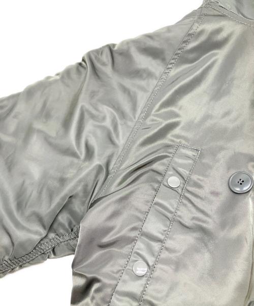 ALPHA INDUSTRIES（アルファインダストリーズ）ALPHA INDUSTRIES (アルファインダストリーズ) ミリタリージャケット グレー サイズ:Ｍの古着・服飾アイテム