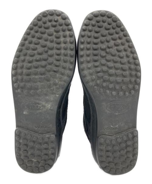 TOD'S（トッズ）TOD'S (トッズ) ハラコレザーブーツ ブラック サイズ:22.5cmの古着・服飾アイテム
