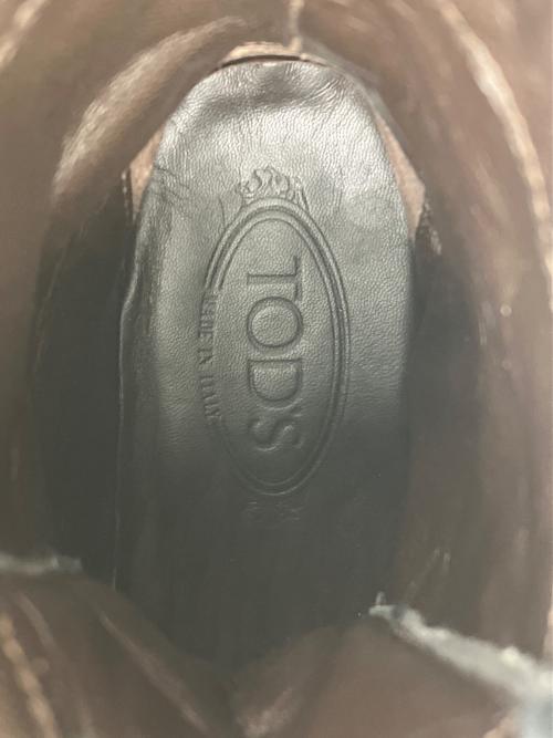 TOD'S（トッズ）TOD'S (トッズ) ハラコレザーブーツ ブラック サイズ:22.5cmの古着・服飾アイテム