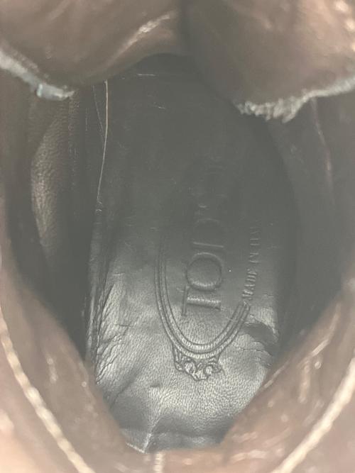 TOD'S（トッズ）TOD'S (トッズ) ハラコレザーブーツ ブラック サイズ:22.5cmの古着・服飾アイテム