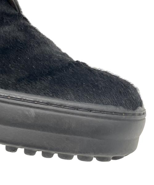 TOD'S（トッズ）TOD'S (トッズ) ハラコレザーブーツ ブラック サイズ:22.5cmの古着・服飾アイテム