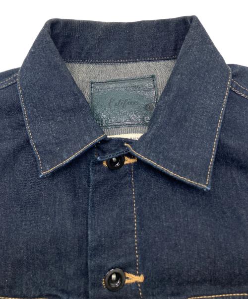 EDIFICE（エディフィス）EDIFICE (エディフィス) デニムジャケット　2015年モデル ネイビー サイズ:40の古着・服飾アイテム