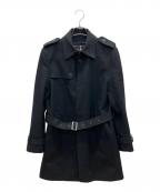 BURBERRY BLACK LABELバーバリーブラックレーベル）の古着「トレンチコート」｜ブラック
