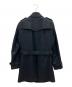 BURBERRY BLACK LABEL (バーバリーブラックレーベル) トレンチコート ブラック サイズ:Ｍ：7000円