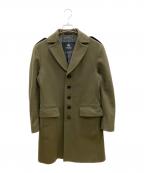 BURBERRY BLACK LABELバーバリーブラックレーベル）の古着「チェスターコート」｜カーキ