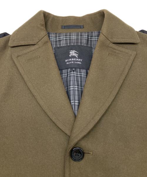 BURBERRY BLACK LABEL（バーバリーブラックレーベル）BURBERRY BLACK LABEL (バーバリーブラックレーベル) チェスターコート カーキ サイズ:Ｍの古着・服飾アイテム