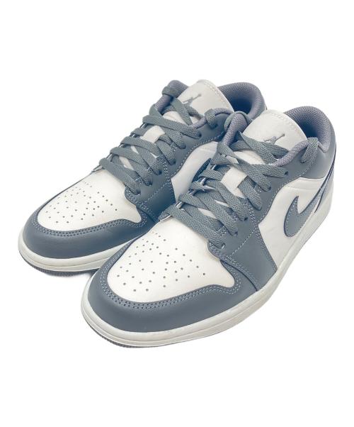 NIKE（ナイキ）NIKE (ナイキ) Air Jordan 1 Low グレー×ホワイト サイズ:26.5cmの古着・服飾アイテム