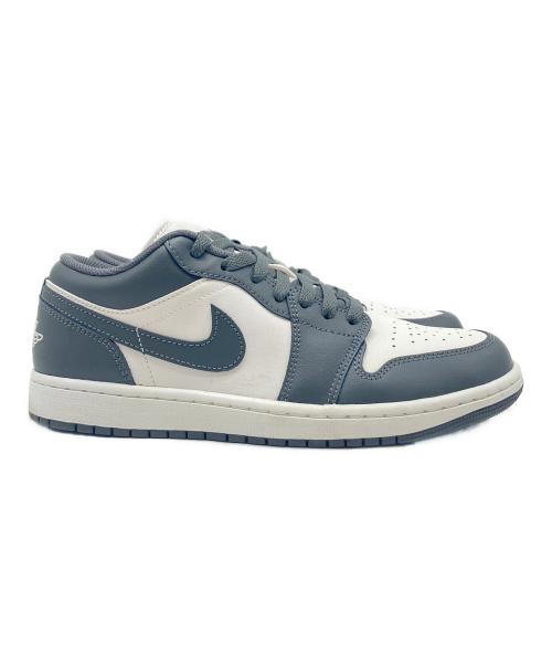 NIKE（ナイキ）NIKE (ナイキ) Air Jordan 1 Low グレー×ホワイト サイズ:26.5cmの古着・服飾アイテム