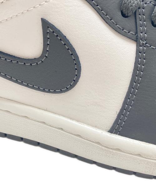 NIKE（ナイキ）NIKE (ナイキ) Air Jordan 1 Low グレー×ホワイト サイズ:26.5cmの古着・服飾アイテム