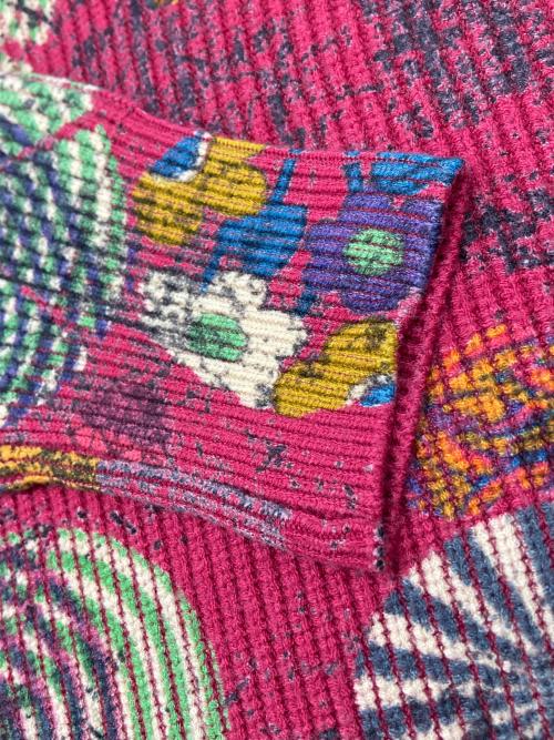 Desigual（デシグアル）Desigual (デシグアル) 厚手ニット　2023年モデル レッド サイズ:Ｍの古着・服飾アイテム