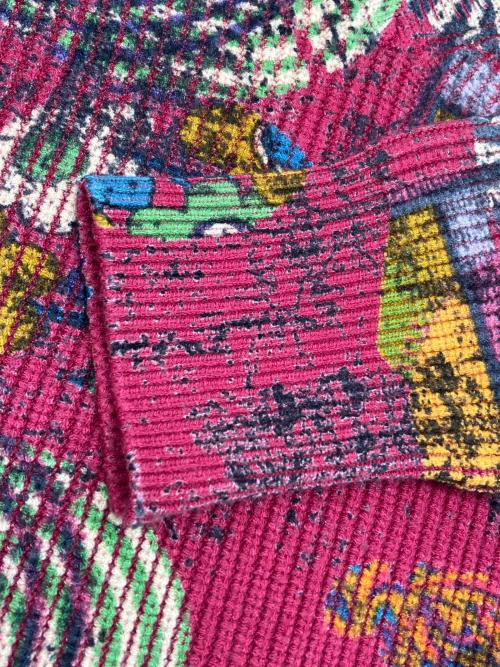 Desigual（デシグアル）Desigual (デシグアル) 厚手ニット　2023年モデル レッド サイズ:Ｍの古着・服飾アイテム