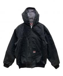 BEN DAVIS（ベンデイビス）の古着「HOODED FRONT ZIPPER JACKET」｜ブラック