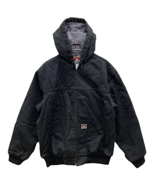 BEN DAVIS（ベンデイビス）BEN DAVIS (ベンデイビス) HOODED FRONT ZIPPER JACKET ブラック サイズ:XLの古着・服飾アイテム