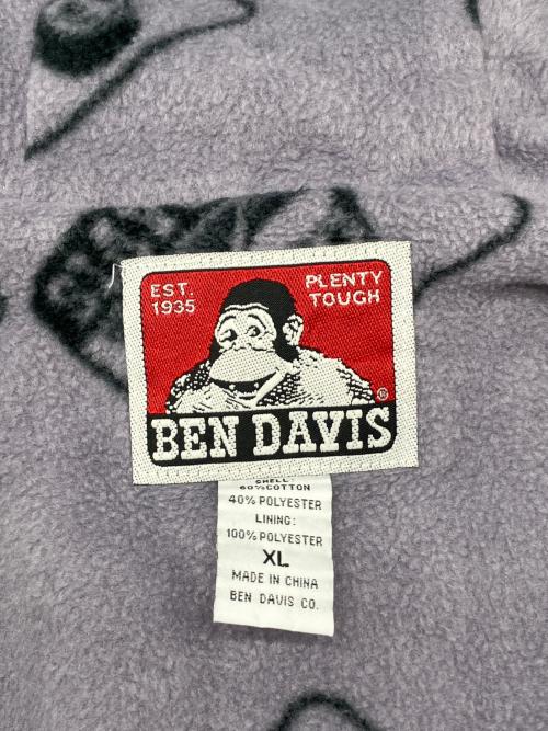 BEN DAVIS（ベンデイビス）BEN DAVIS (ベンデイビス) HOODED FRONT ZIPPER JACKET ブラック サイズ:XLの古着・服飾アイテム