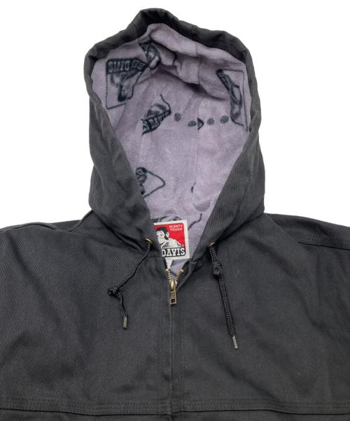 BEN DAVIS（ベンデイビス）BEN DAVIS (ベンデイビス) HOODED FRONT ZIPPER JACKET ブラック サイズ:XLの古着・服飾アイテム