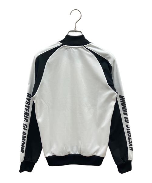 Hysteric Glamour（ヒステリックグラマー）Hysteric Glamour (ヒステリックグラマー) トラックジャケット　Y2K ホワイト×ブラック サイズ:FREEの古着・服飾アイテム