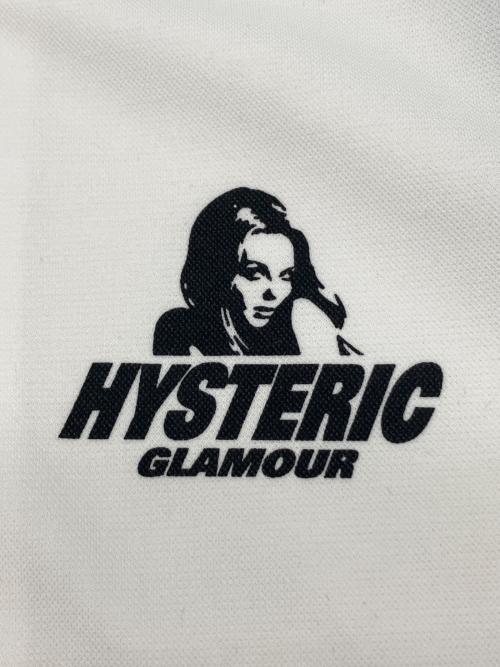 Hysteric Glamour（ヒステリックグラマー）Hysteric Glamour (ヒステリックグラマー) トラックジャケット　Y2K ホワイト×ブラック サイズ:FREEの古着・服飾アイテム