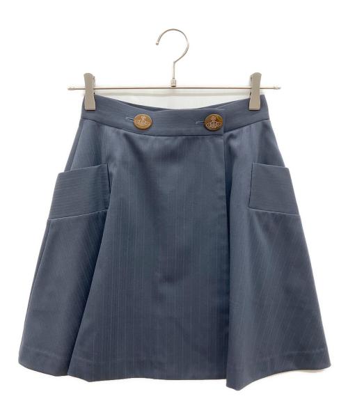 Vivienne Westwood RED LABEL（ヴィヴィアンウエストウッドレッドレーベル）Vivienne Westwood RED LABEL (ヴィヴィアンウエストウッドレッドレーベル) スカート　	Y2K ネイビー サイズ:1の古着・服飾アイテム