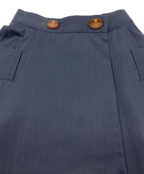 Vivienne Westwood RED LABEL（ヴィヴィアンウエストウッドレッドレーベル）Vivienne Westwood RED LABEL (ヴィヴィアンウエストウッドレッドレーベル) スカート　	Y2K ネイビー サイズ:1の古着・服飾アイテム