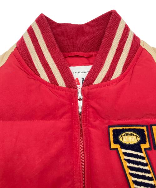 VAN（ヴァン）VAN (ヴァン) ダウンジャケット レッド サイズ:Lの古着・服飾アイテム