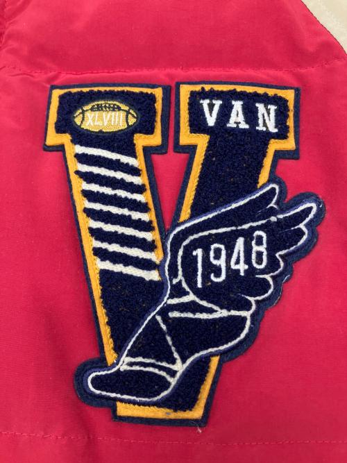 VAN（ヴァン）VAN (ヴァン) ダウンジャケット レッド サイズ:Lの古着・服飾アイテム
