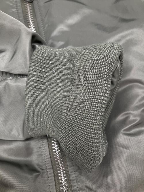 ALPHA（アルファ）ALPHA (アルファ) MA-1ジャケット オリーフ×グレー サイズ:Ｍの古着・服飾アイテム