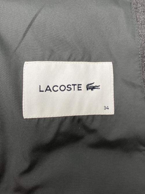 LACOSTE（ラコステ）LACOSTE (ラコステ) ダウンコート グレー サイズ:34の古着・服飾アイテム
