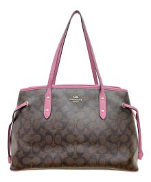 COACH（コーチ）の古着「トートバッグ」｜ブラウン×ピンク