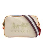 COACHコーチ）の古着「ショルダーバッグ」｜ホワイト×ブルー