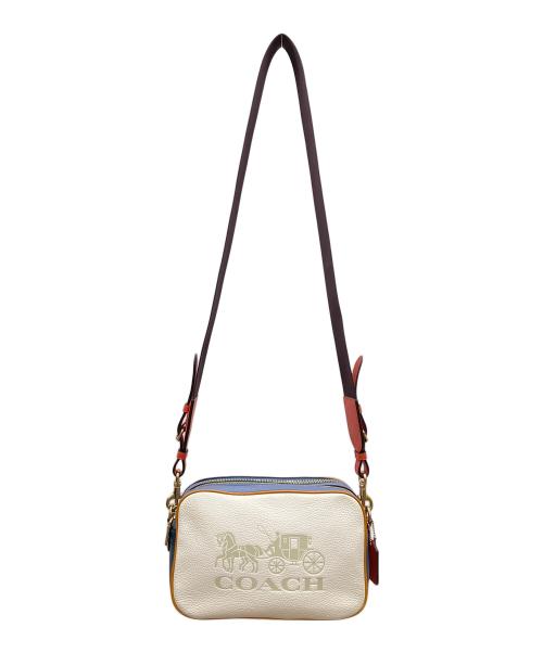 COACH（コーチ）COACH (コーチ) ショルダーバッグ ホワイト×ブルーの古着・服飾アイテム
