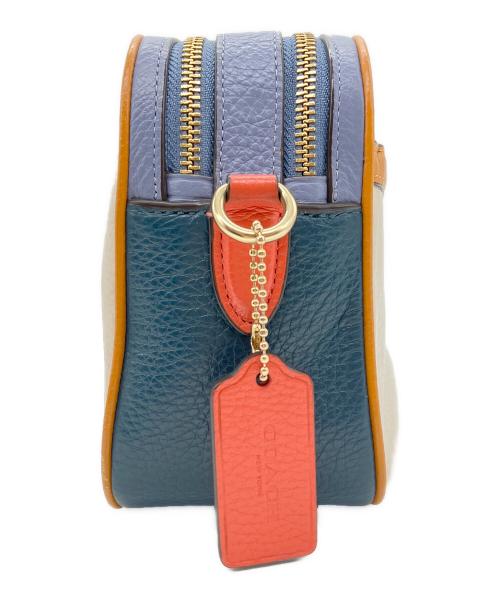 COACH（コーチ）COACH (コーチ) ショルダーバッグ ホワイト×ブルーの古着・服飾アイテム
