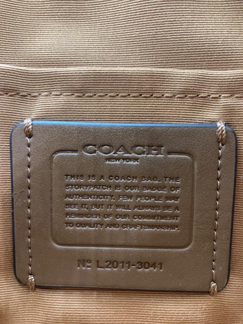 COACH（コーチ）COACH (コーチ) ショルダーバッグ ホワイト×ブルーの古着・服飾アイテム
