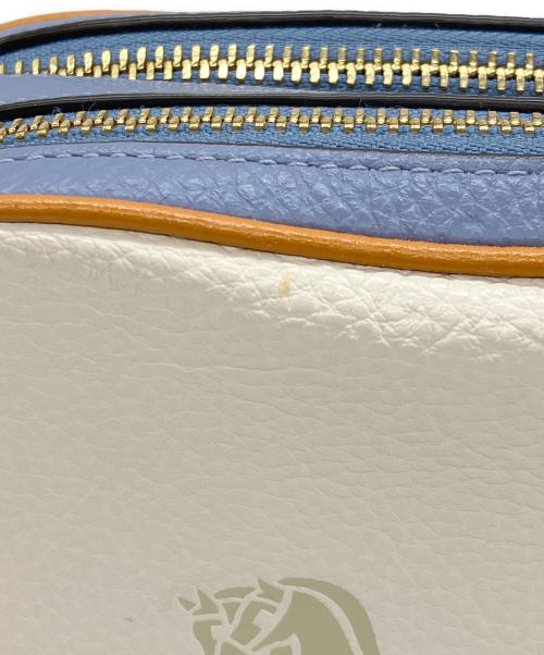 COACH（コーチ）COACH (コーチ) ショルダーバッグ ホワイト×ブルーの古着・服飾アイテム
