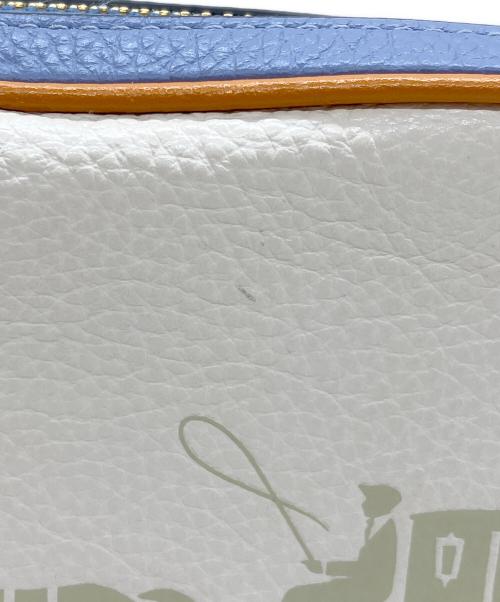 COACH（コーチ）COACH (コーチ) ショルダーバッグ ホワイト×ブルーの古着・服飾アイテム