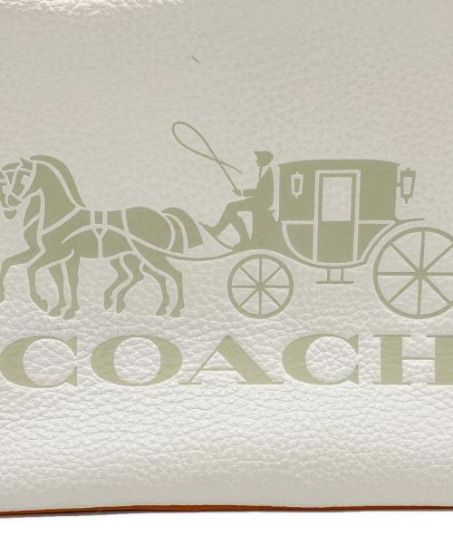 COACH（コーチ）COACH (コーチ) ショルダーバッグ ホワイト×ブルーの古着・服飾アイテム