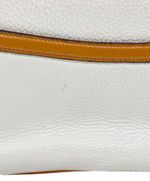 COACH（コーチ）COACH (コーチ) ショルダーバッグ ホワイト×ブルーの古着・服飾アイテム