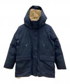 AIGLEエーグル）の古着「インサレーションフーデッドジャケット」｜ネイビー