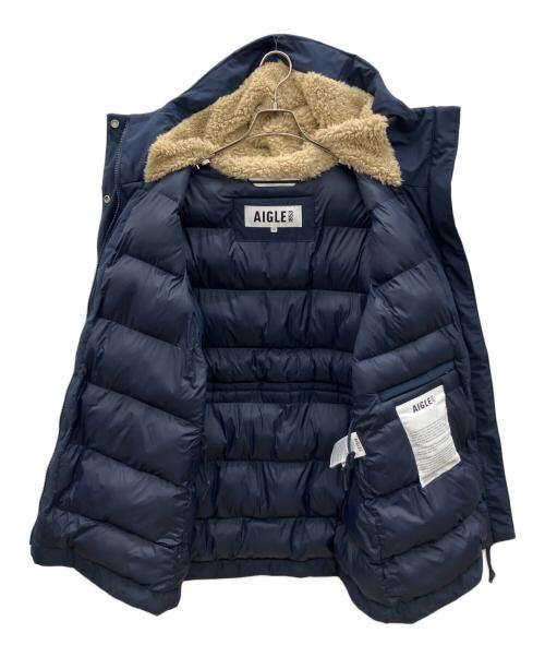 AIGLE（エーグル）AIGLE (エーグル) インサレーションフーデッドジャケット ネイビー サイズ:40の古着・服飾アイテム